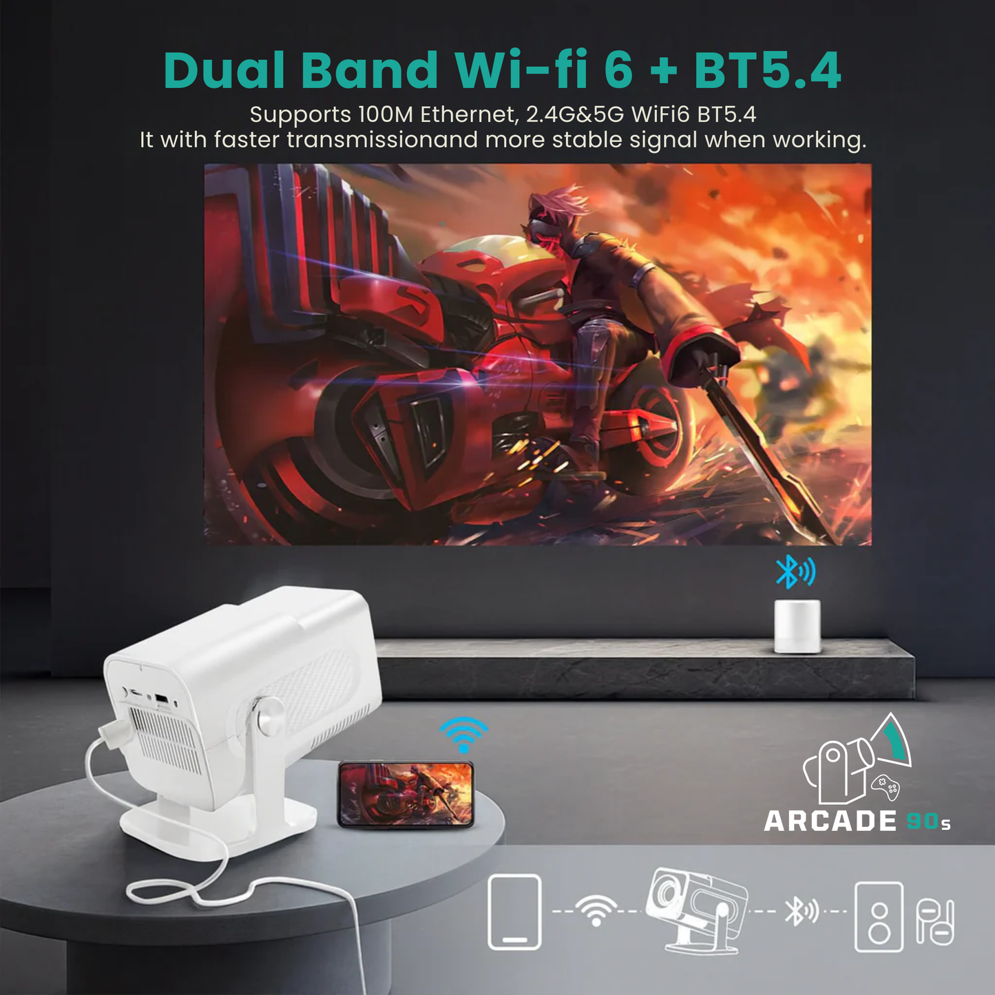 Arcade 90s™ Game Projector